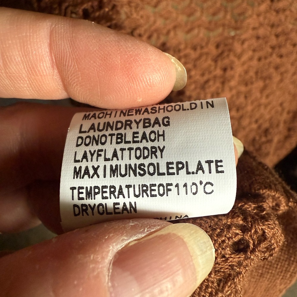 Anrabess Rust Knit Cardigan - Picture 6 of 6